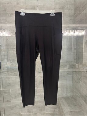 Xersion Black High-Rise Pocket Leggings